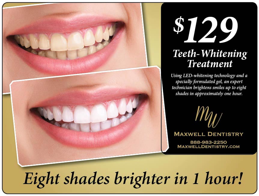 تبلیغات دندانپزشکی زیبایی و رنگ دندان